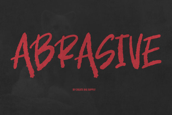 Abrasive Font for Bold Branding Projects