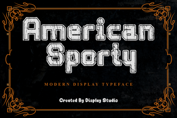 American Sporty: A Vintage-Inspired Display Font for Web Design