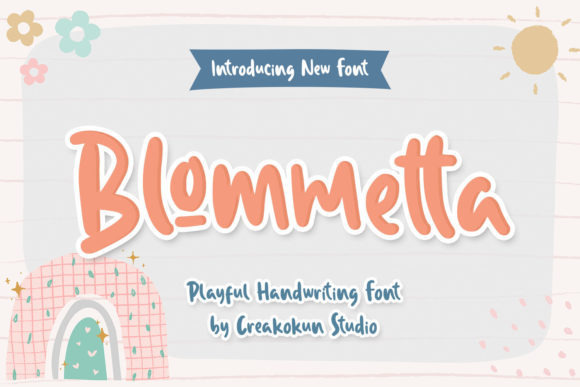 Blommetta: A Display Font for Bold Branding