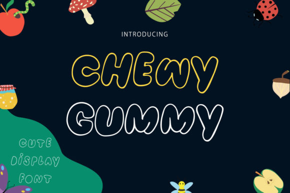 Chewy Gummy Font for Vibrant Digital Campaigns
