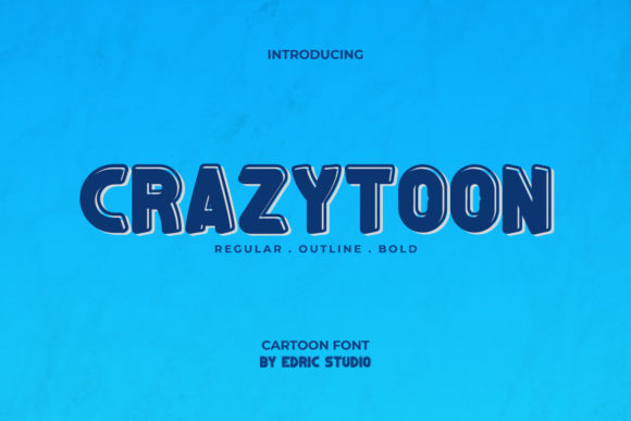 Crazytoon: A Playful Display Font for Bold Branding