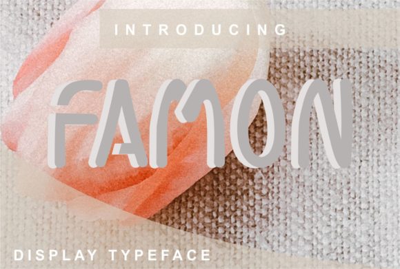Famon Display Font for Editorial Design