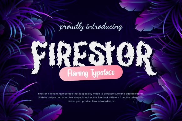 Firestor Font for Business Branding and Design