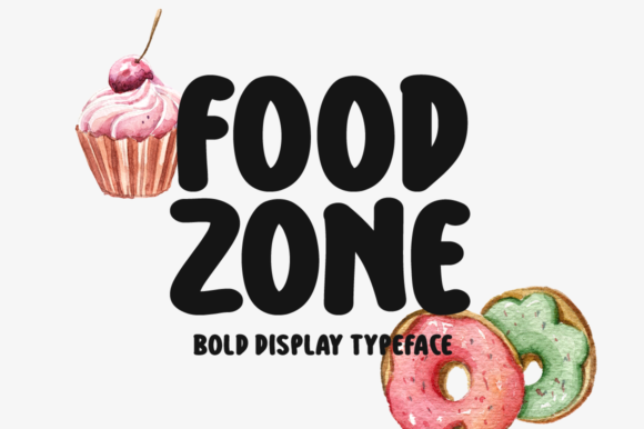 Food Zone Font for Web Design Projects