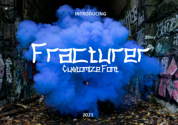 Fracturer Font for Web Design and Branding