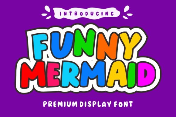Funny Mermaid Font for Business Branding