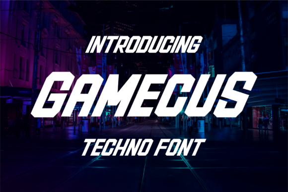 Gamecus: A Bold Display Font for Handmade Creations