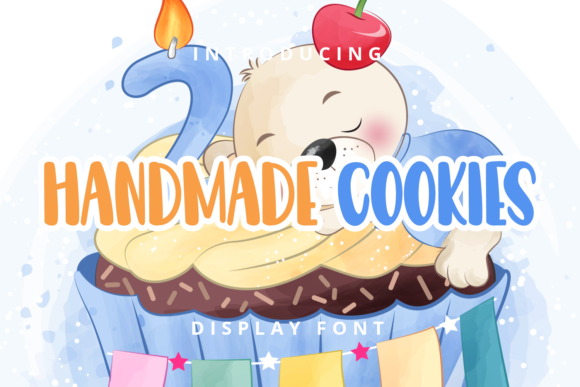 Handmade Cookies Font for Editorial Design