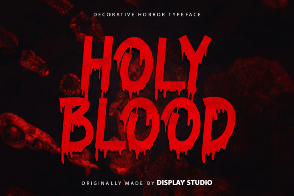 Holy Blood Font for Web Design
