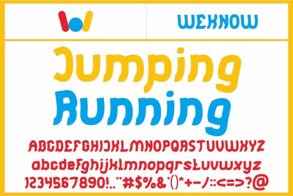 Jumping and Running: A Bold Display Font for Web Design