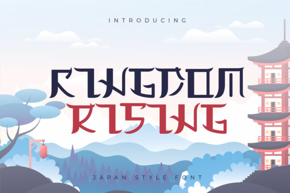 Kingdom Rising: A Quirky Display Font for Editorial Projects