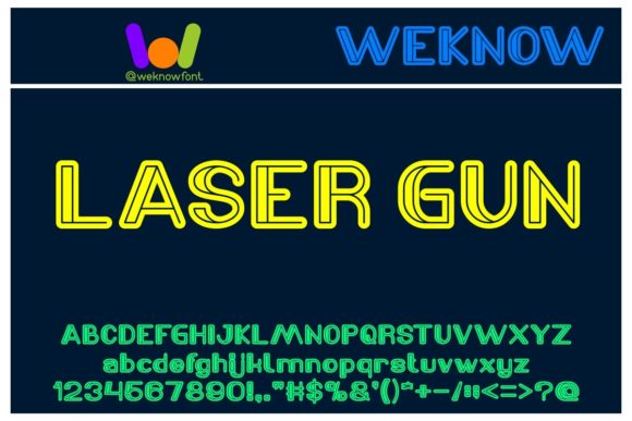 Laser Gun Font for Bold Brand Campaigns
