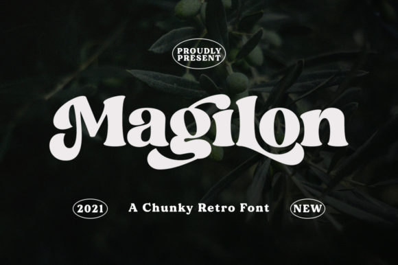 Magilon: A Retro-Styled Display Font for Editorial Projects