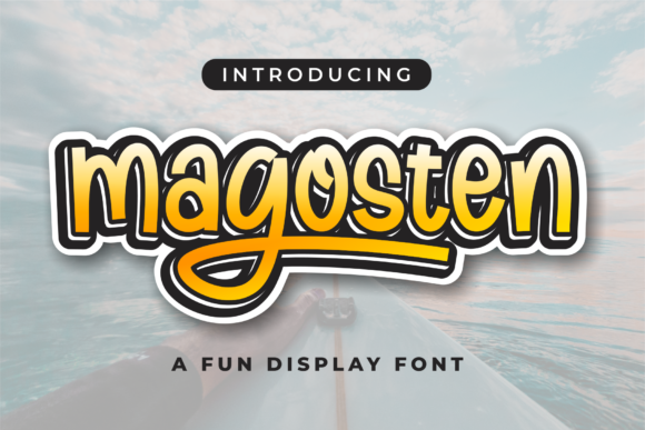 Magosten: A Display Font for Bold Visual Statements