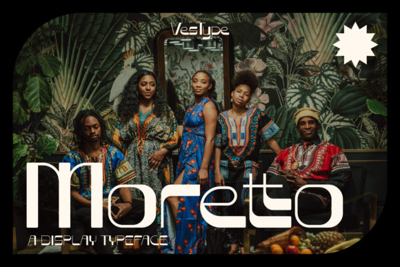 Moretto: A Modern Display Font for Web Design Projects