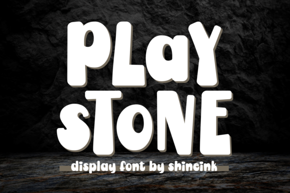 Playstone: A Playful Display Font for Bold Branding
