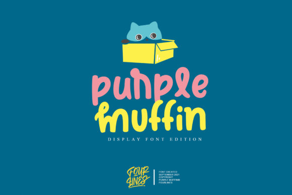 Purple Muffin Font for Eye-Catching Branding