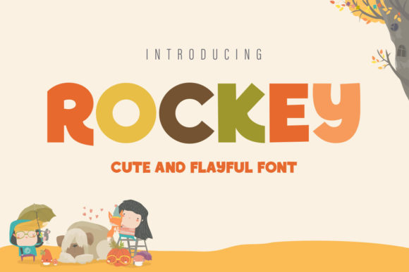 Rockey Font for Playful Craft and Design Projects