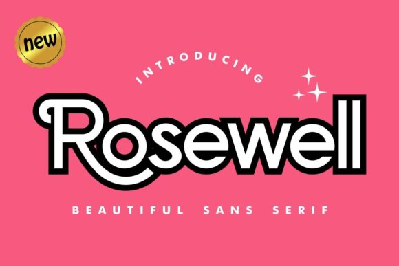 Rosewell: A Whimsical Font for Modern Editorial Design
