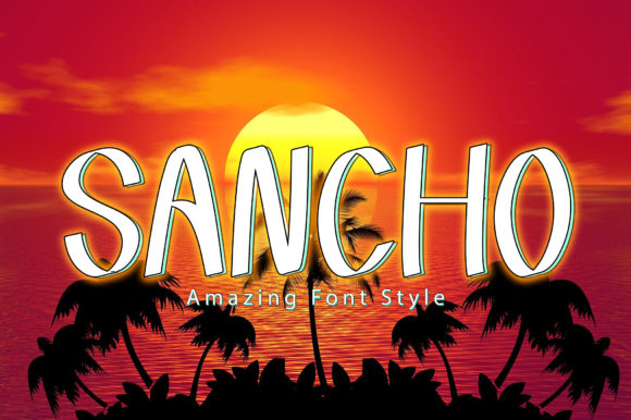Sancho: A Cool and Elegant Display Font for Creative Projects