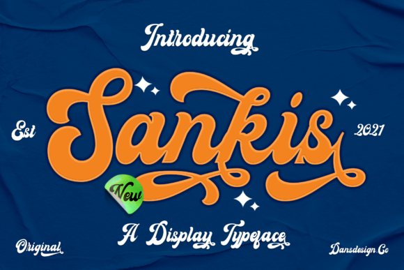 Sankis: A Bold Handwritten Font for Editorial Design