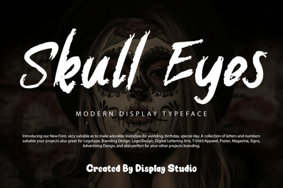 Skull Eyes: A Modern Display Font for Bold Web Design