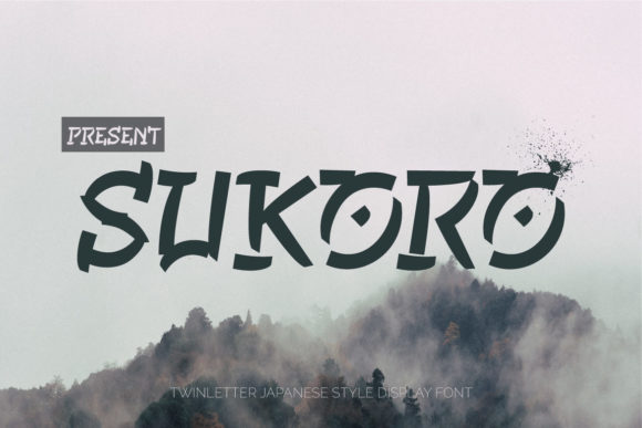 Sukoro: A Japanese-Inspired Display Font for Editorial Elegance