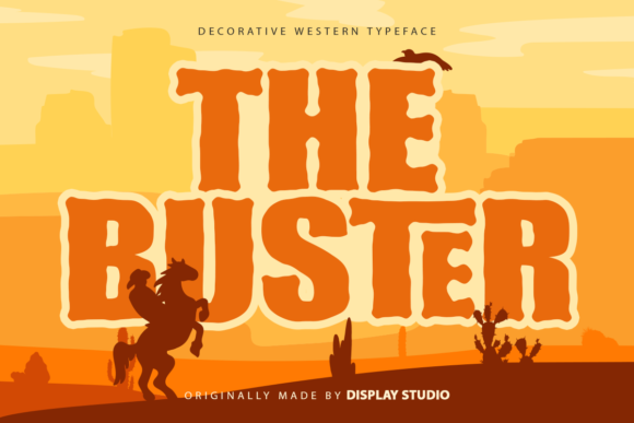 The Buster: A Playful Display Font for Bold Branding