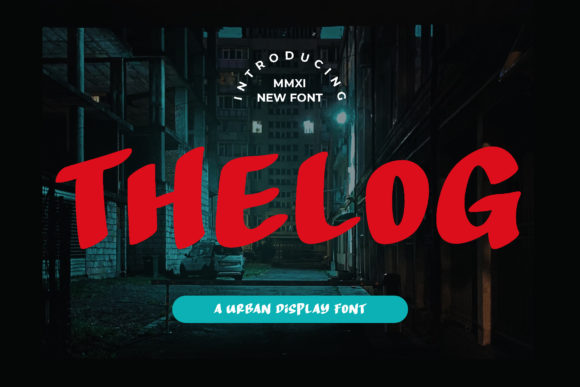 Thelog: A Bold Display Font for Eye-Catching Campaigns
